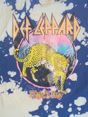 Def Leppard High 'n' Dry Tie-Dye Band Tee